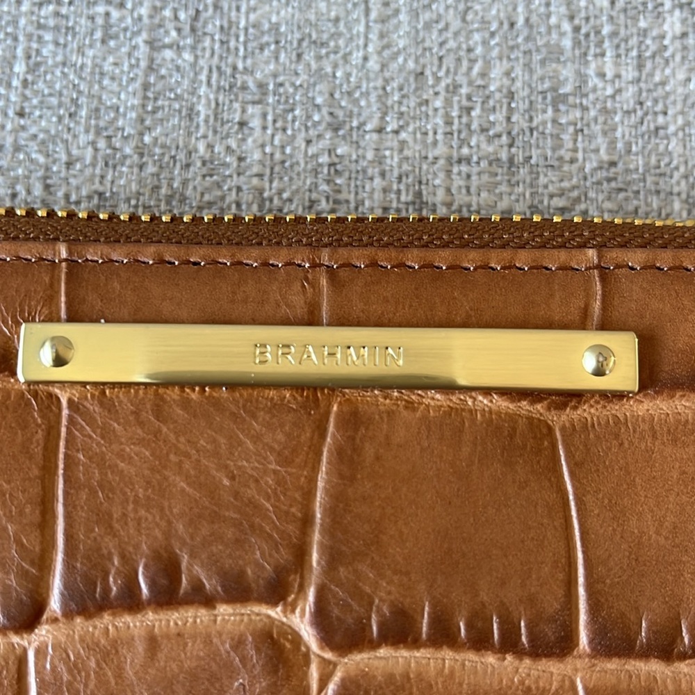 BRAHMIN | GLORIA + SURI WALLET  | TAN SAVANNAH - Picture 11 of 12